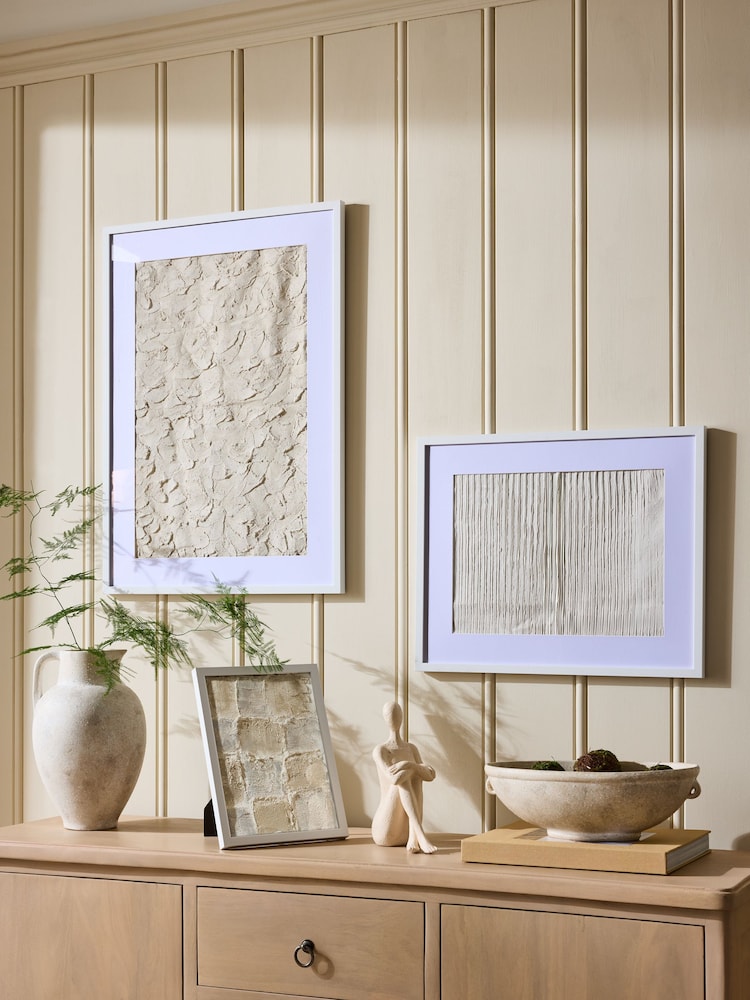 8 Pack White Hadley Mixed Picture Frames - Image 1 of 5