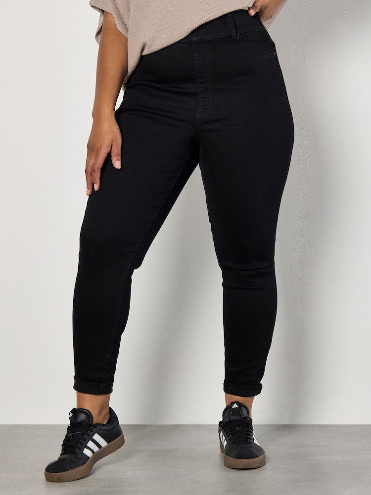 Apricot Black Grace High Waisted Jeans - Image 1 of 5