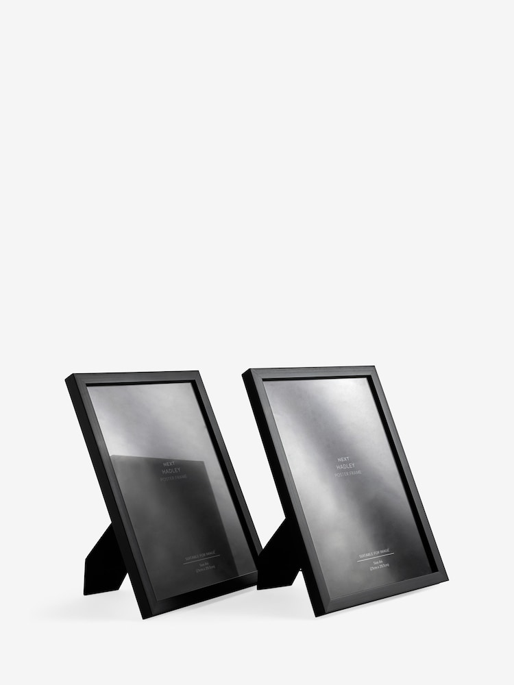 8 Pack Black Hadley Mixed Picture Frames - Image 1 of 4