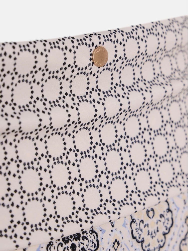 Mint Velvet White Ground Roll Top Printed Briefs - Image 7 of 7
