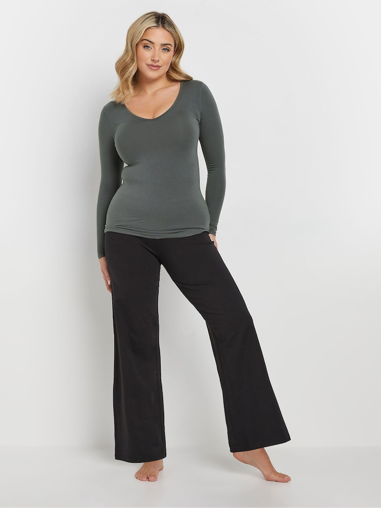 M&Co Grey Thermal Heat Long Sleeve Top - Image 2 of 5