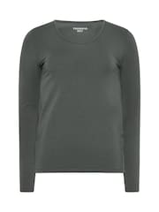 Long Tall Sally Grey Thermal Heat Long Sleeve Top - Image 5 of 5