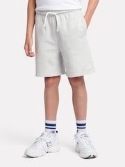 New Balance Dark Grey Kids French Terry Small Logo 100% Cotton Shorts - Image 1 of 5