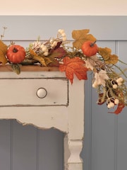 Lights4fun Autumnal Pumpkin Lane Prelit LED Garland - Image 2 of 4