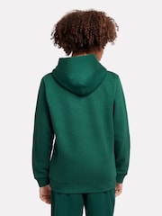 New Balance Green Small Boys Brush Back Logo Hoodie - Image 3 of 8
