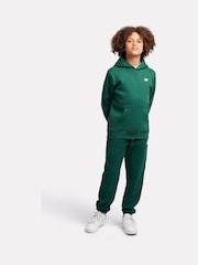 New Balance Green Small Boys Brush Back Logo Hoodie - Image 5 of 8