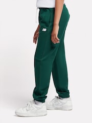 New Balance Green Boys 100% Cotton French Terry Small Logo Joggers - Image 2 of 8