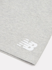 New Balance Grey Kids French Terry Stacked Logo 100% Cotton Shorts - Image 8 of 8