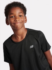 New Balance Black Kids Athletics T-Shirt - Image 4 of 9