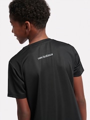 New Balance Black Kids Athletics T-Shirt - Image 6 of 9