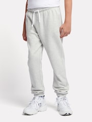 New Balance Grey Boys 100% Cotton French Terry Small Logo Joggers - Image 1 of 4