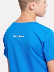 New Balance Sky Blue Kids Athletics T-Shirt - Image 6 of 10