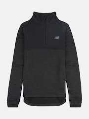 New Balance Black Boys Heat Grid ¼  Zip Sweatshirt - Image 7 of 9