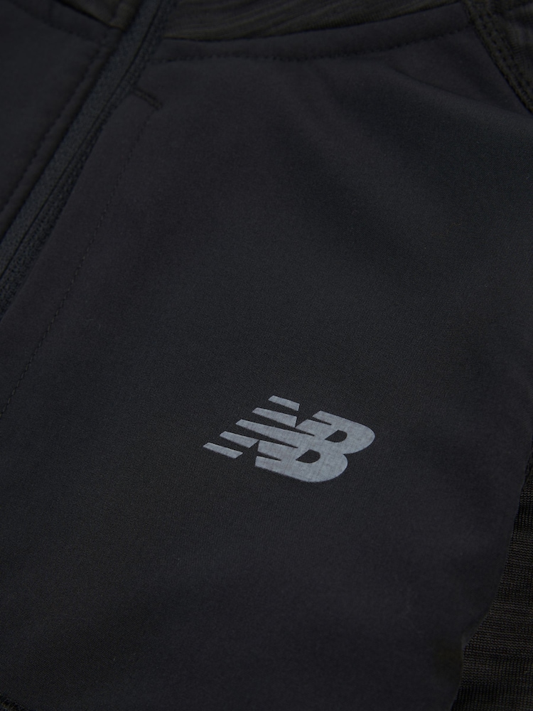 New Balance Black Boys Heat Grid ¼  Zip Sweatshirt - Image 9 of 9