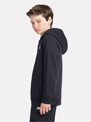New Balance Black Small Boys Brush Back Logo Hoodie - Image 2 of 8