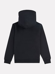 New Balance Black Small Boys Brush Back Logo Hoodie - Image 7 of 8