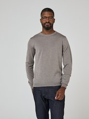 Oliver Sweeney Merino Wool Crew Neck Jumper - Image 1 of 5