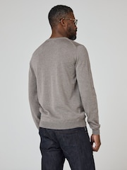 Oliver Sweeney Merino Wool Crew Neck Jumper - Image 2 of 5