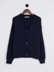 Lakeland Clothing Blue Olivia Knitted Cardigan - Image 1 of 4