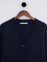 Lakeland Clothing Blue Olivia Knitted Cardigan - Image 4 of 4