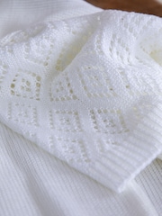 Lakeland Clothing Jasmine Pointelle Knitted T-Shirt - Image 3 of 4