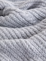 Lakeland Clothing Grey Annie V-Neck Jumper - Image 3 of 3
