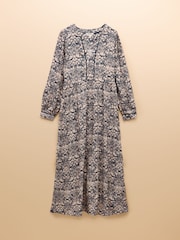 Joules Bethany Blue Midi Dress - Image 7 of 7