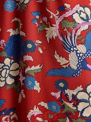 Joules Bethany Red Midi Dress - Image 4 of 9