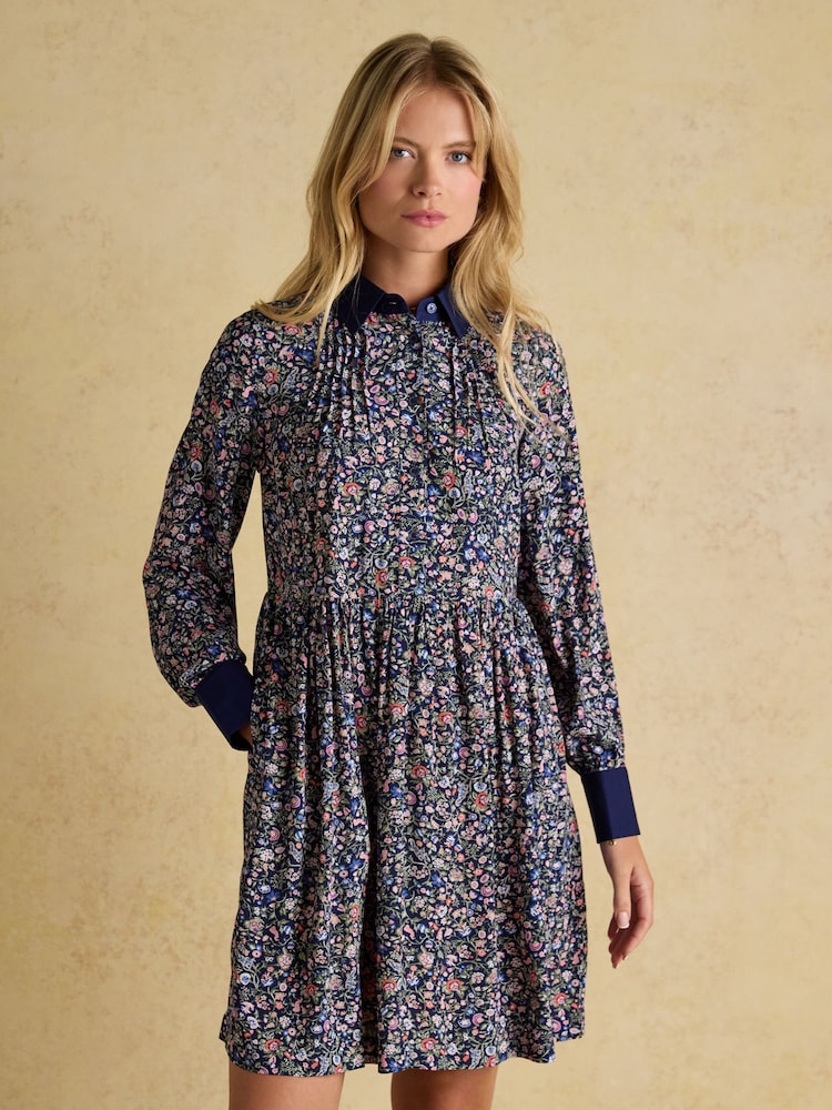 Joules Eleanora Multi Shirt Dress - Image 1 of 7 Joules Eleanora Multi Shirt Dress - Image 1 of 7
