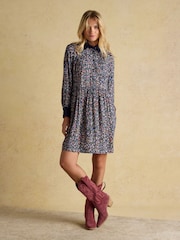 Joules Eleanora Multi Shirt Dress - Image 3 of 7