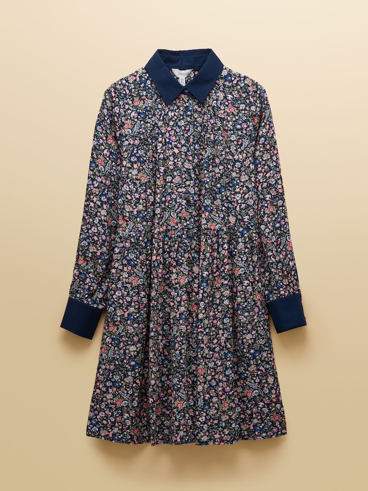 Joules Eleanora Multi Shirt Dress - Image 7 of 7