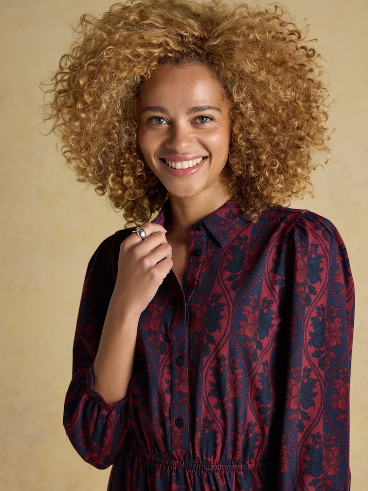 burgundy long sleeve t shirt dress Burgundy Velvet Top V-neck A-line Floral Train Long Prom Dress, PD3210 –  SposaBridal main image 0
