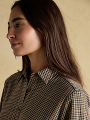 Joules Clarice Brown Knot Waist Dress - Image 3 of 7