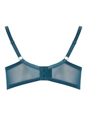Yours Curve Green Iridescent Lace Underwired Bra - Image 6 of 6