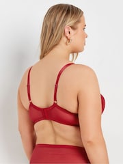 Yours Curve Red & Black Floral Embroidered Padded Bra Bras 2 Pack - Image 4 of 8