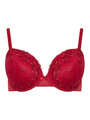 Yours Curve Red & Black Floral Embroidered Padded Bra Bras 2 Pack - Image 7 of 8