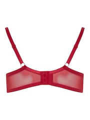 Yours Curve Red & Black Floral Embroidered Padded Bra Bras 2 Pack - Image 8 of 8