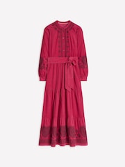 Boden Pink Alba Cord Maxi 100% Cotton Dress - Image 7 of 7
