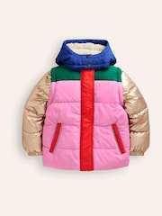 Boden Pink 2-In-1 Padded Coat - Image 1 of 5