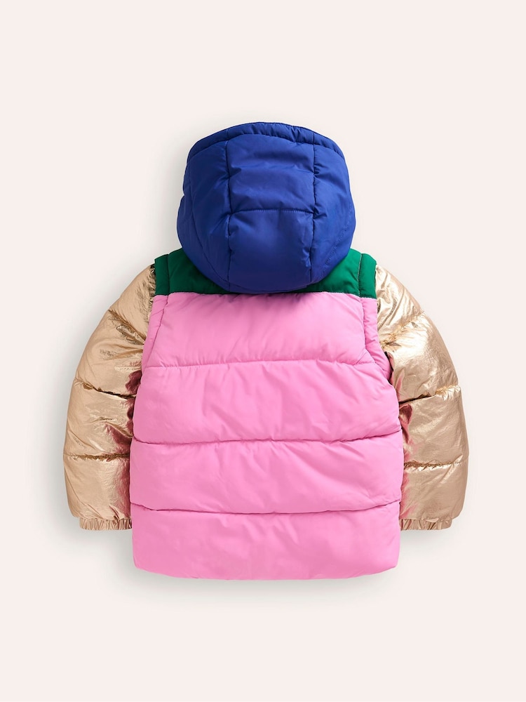 Boden Pink 2-In-1 Padded Coat - Image 2 of 5