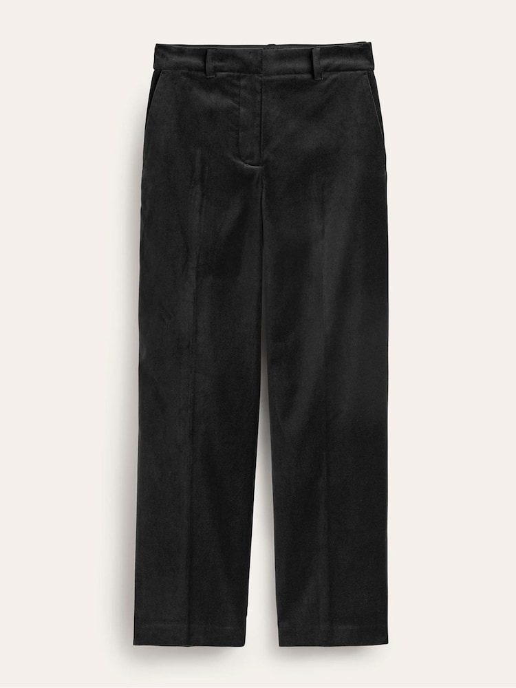 Boden Black Kew Velvet Trousers - Image 5 of 5