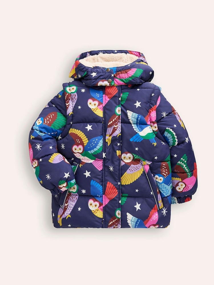 Boden Blue 2-in-1 Padded Coat - Image 1 of 4 Boden Blue 2-in-1 Padded Coat - Image 1 of 4