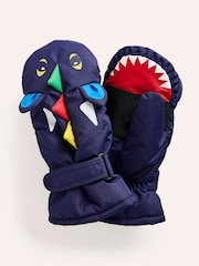 Boden Blue All Weather Mittens Gloves - Image 1 of 2