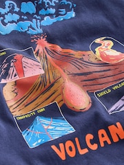 Boden Blue Educational 100% Cotton T-Shirt - Image 3 of 3