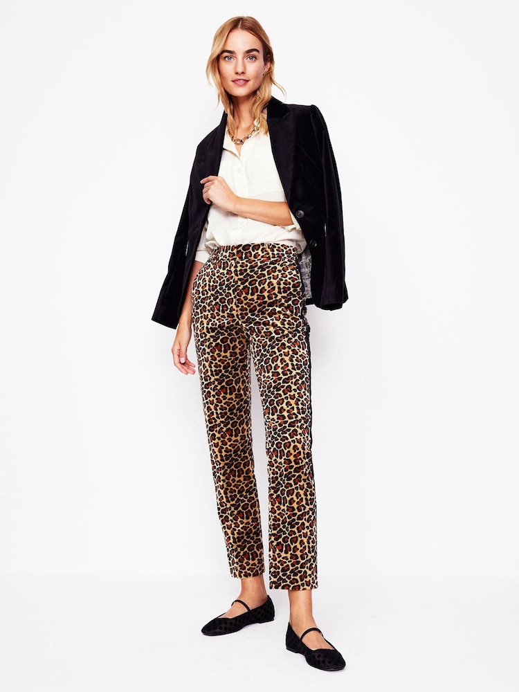 Boden Brown Kew Velvet Trousers - Image 1 of 6
