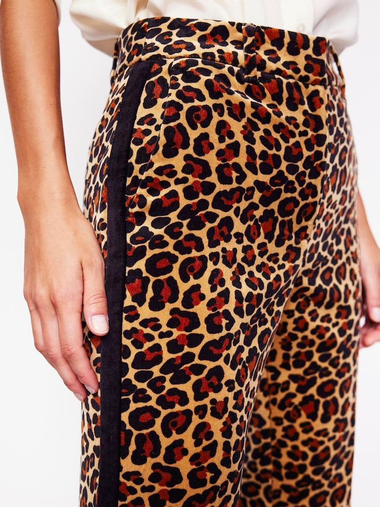 Boden Brown Kew Velvet Trousers - Image 2 of 6