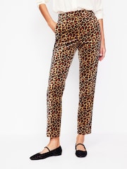 Boden Brown Kew Velvet Trousers - Image 4 of 6