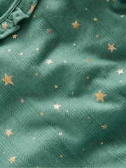 Boden Pointelle Top mit glitzernden Rüschen - Bild 3 von 3