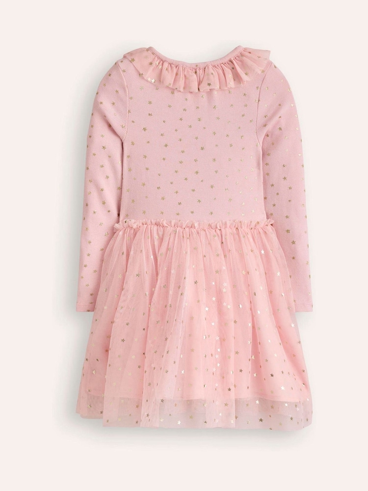 Boden Pink Rose Twirly Tulle Dress - Image 2 of 4 Boden Pink Rose Twirly Tulle Dress - Image 2 of 4