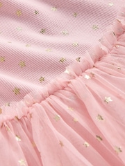 Boden Pink Rose Twirly Tulle Dress - Image 3 of 4
